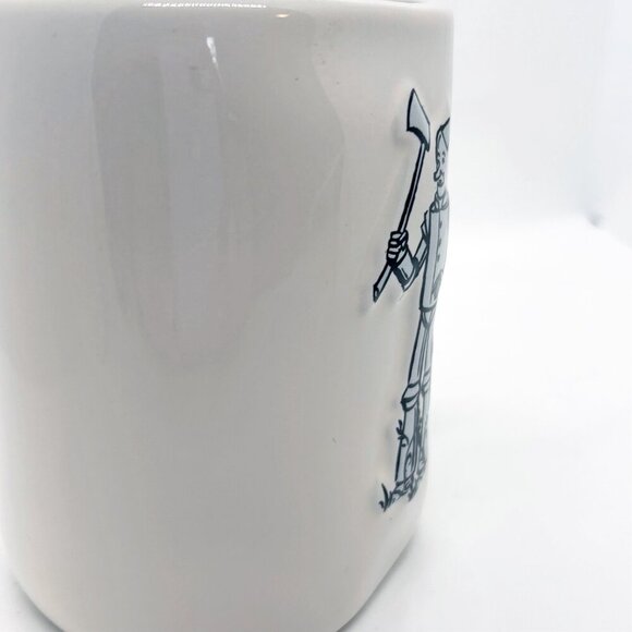 Rae Dunn Wizard of Oz Tin Man Big Hearted Mug - NEW - Picture 2 of 7